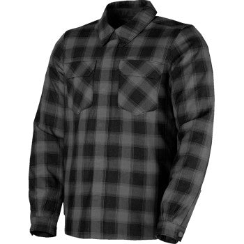 Chamarra de franela Icon Fallblock - Negro