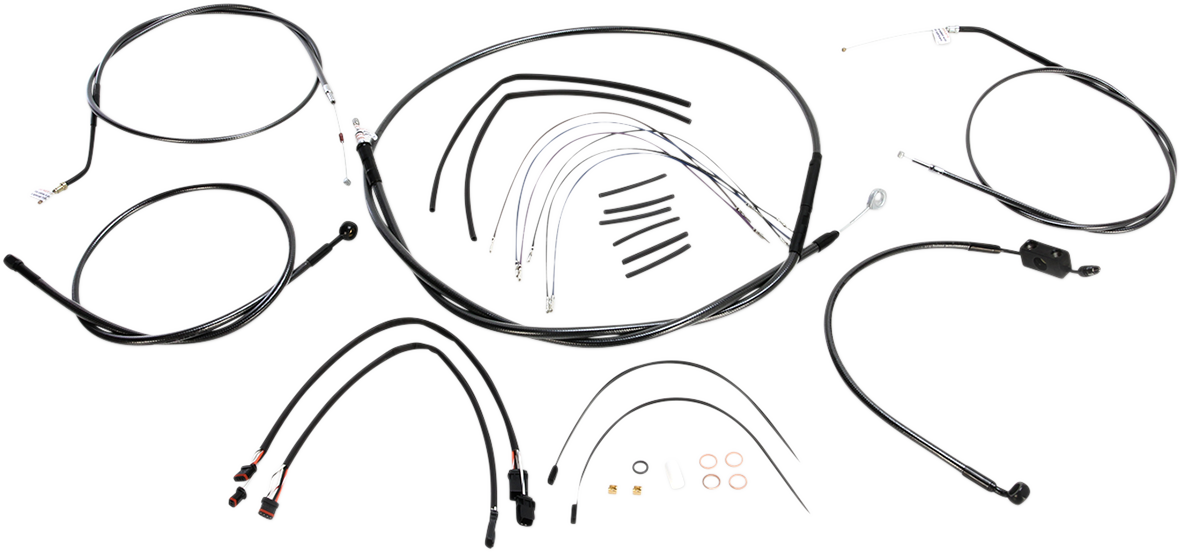 Kit de instalación de manillar de diseño Black Pearl™ - Kit de instalación de manillar de diseño Black Pearl™ - 18"-20" - Sportster '14-'22