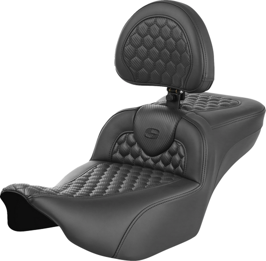 Asiento de alcance extendido Roadsofa™ - Asiento de alcance extendido Roadsofa™ - con respaldo - Panal - FLTR/FLHX '23-'24