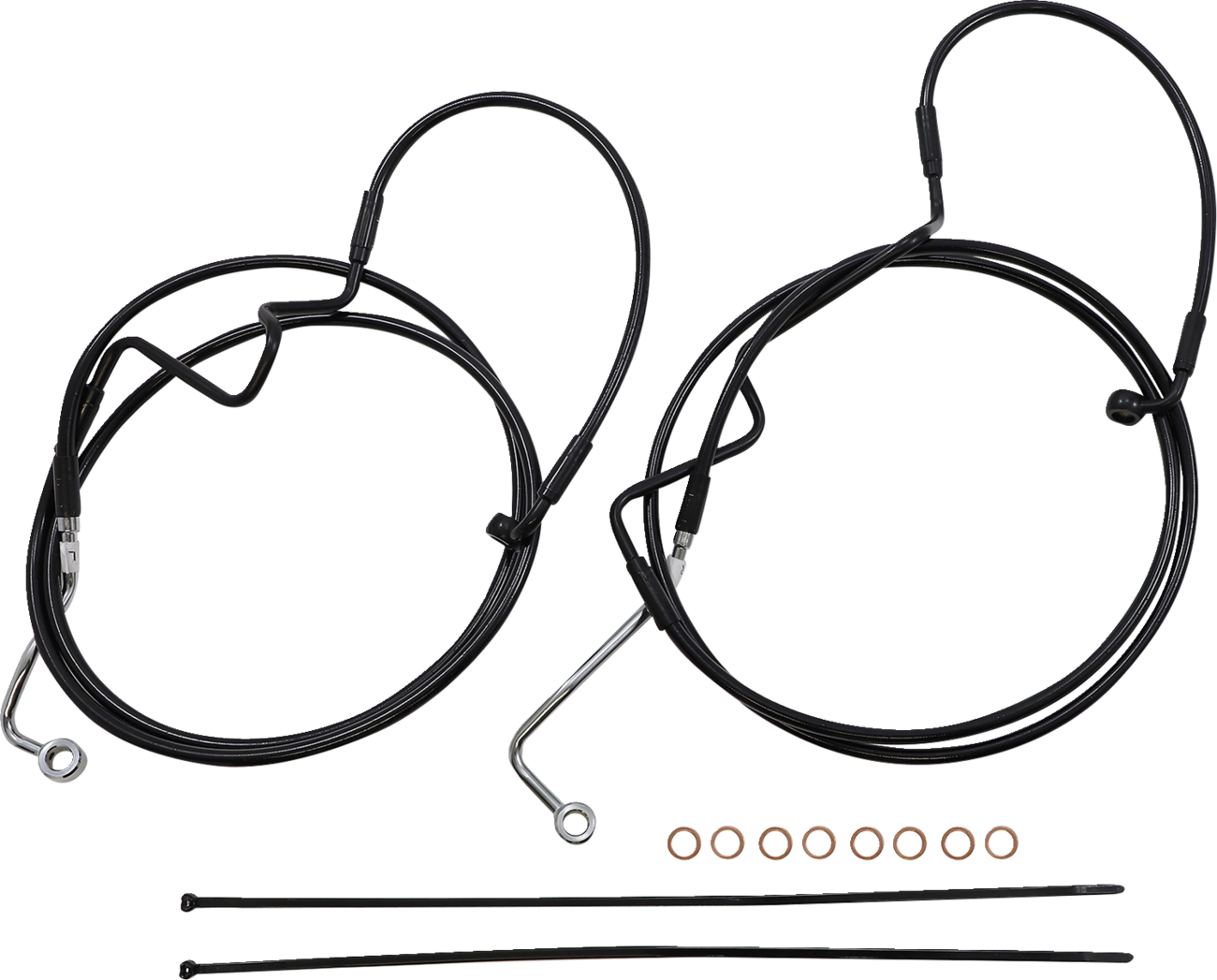 Kit de instalación de manillar XR - Kit de instalación de manillar XR - Perchas para monos de 12"-14" - FLTR '21-'24 - Negro