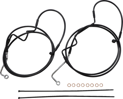 Kit de instalación de manillar XR - Kit de instalación de manillar XR - Perchas para monos de 12"-14" - FLTR '21-'24 - Negro