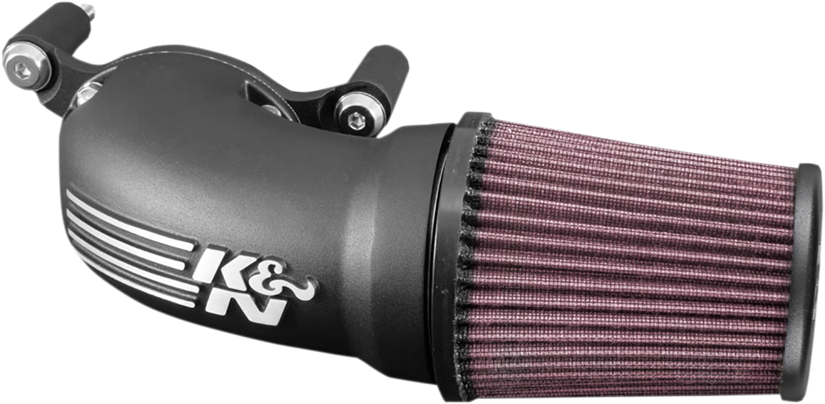Sistema de admisión Aircharger® con tubo de admisión de aluminio fundido - Sistema de admisión Aircharger® con tubo de admisión de aluminio fundido - Negro satinado