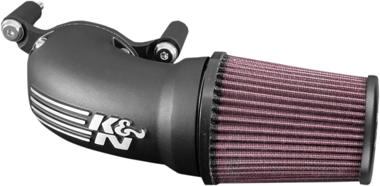 Sistema de admisión Aircharger® con tubo de admisión de aluminio fundido - Sistema de admisión Aircharger® con tubo de admisión de aluminio fundido - Negro satinado
