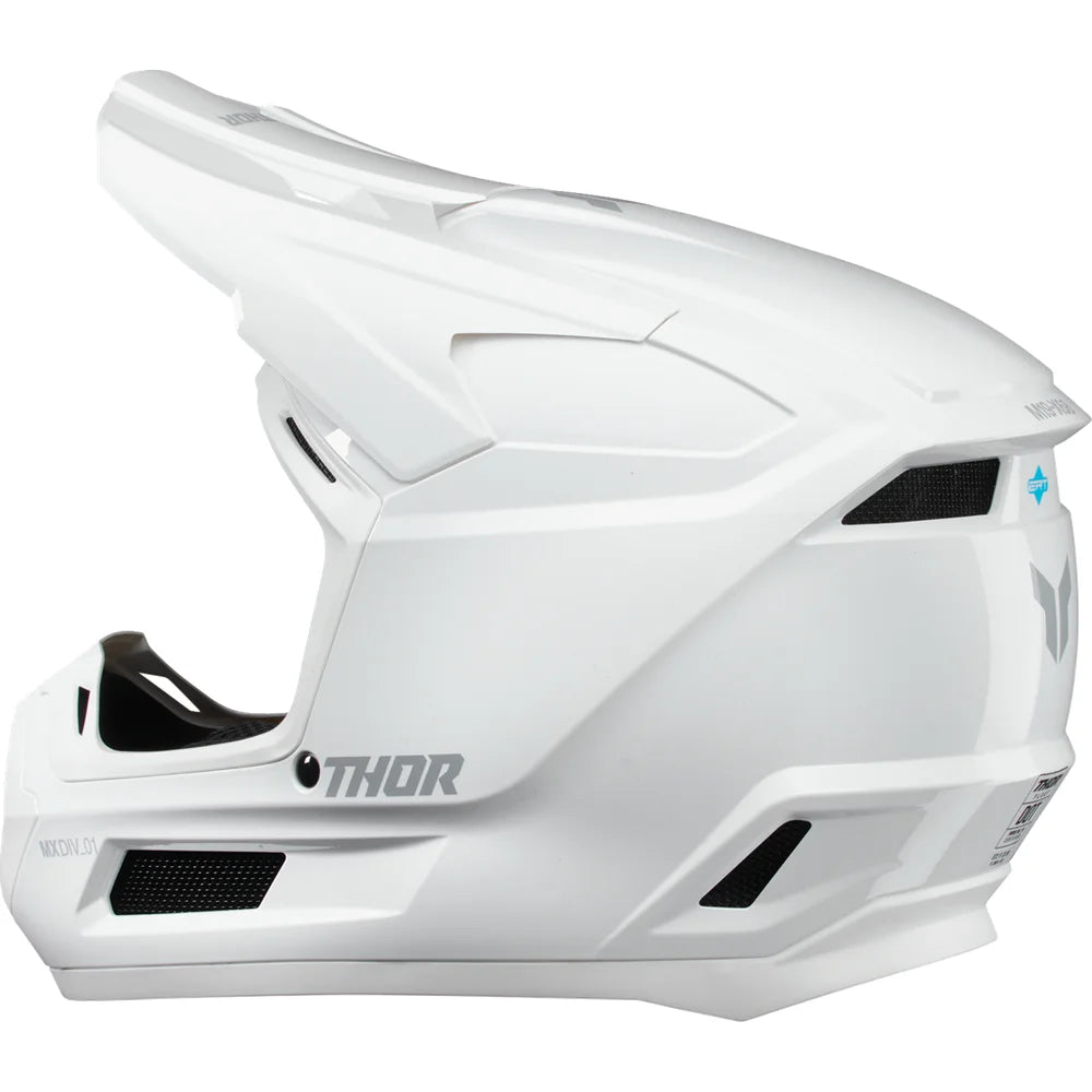 Casco juvenil fleet whiteout blanco brillante