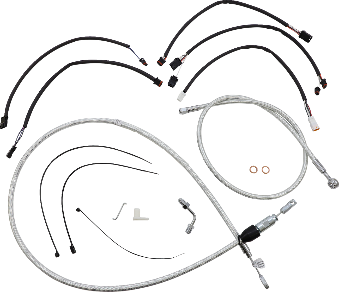Kit de instalación de manillar de diseñador Sterling Chromite II® - Kit de instalación de manillar de diseñador Sterling Chromite II® - 15"-17" - Softail '18-'24