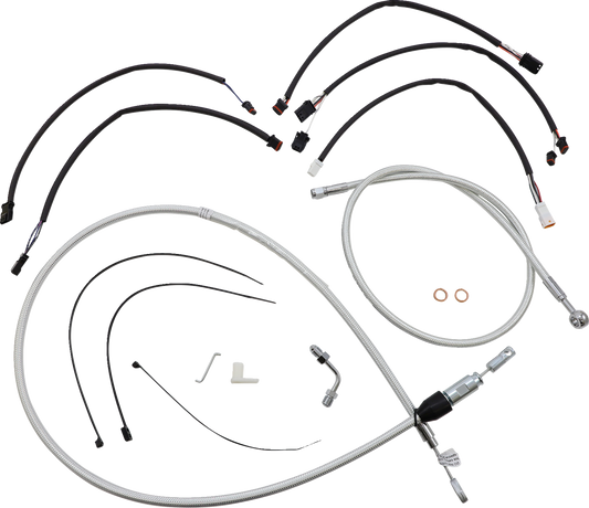 Kit de instalación de manillar de diseñador Sterling Chromite II® - Kit de instalación de manillar de diseñador Sterling Chromite II® - 15"-17" - Softail '18-'24