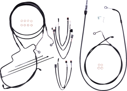 Kit de instalación de manillar XR - Kit de instalación de manillar XR - Perchas Ape de 12"-14" - FLH '21-'22 - Negro