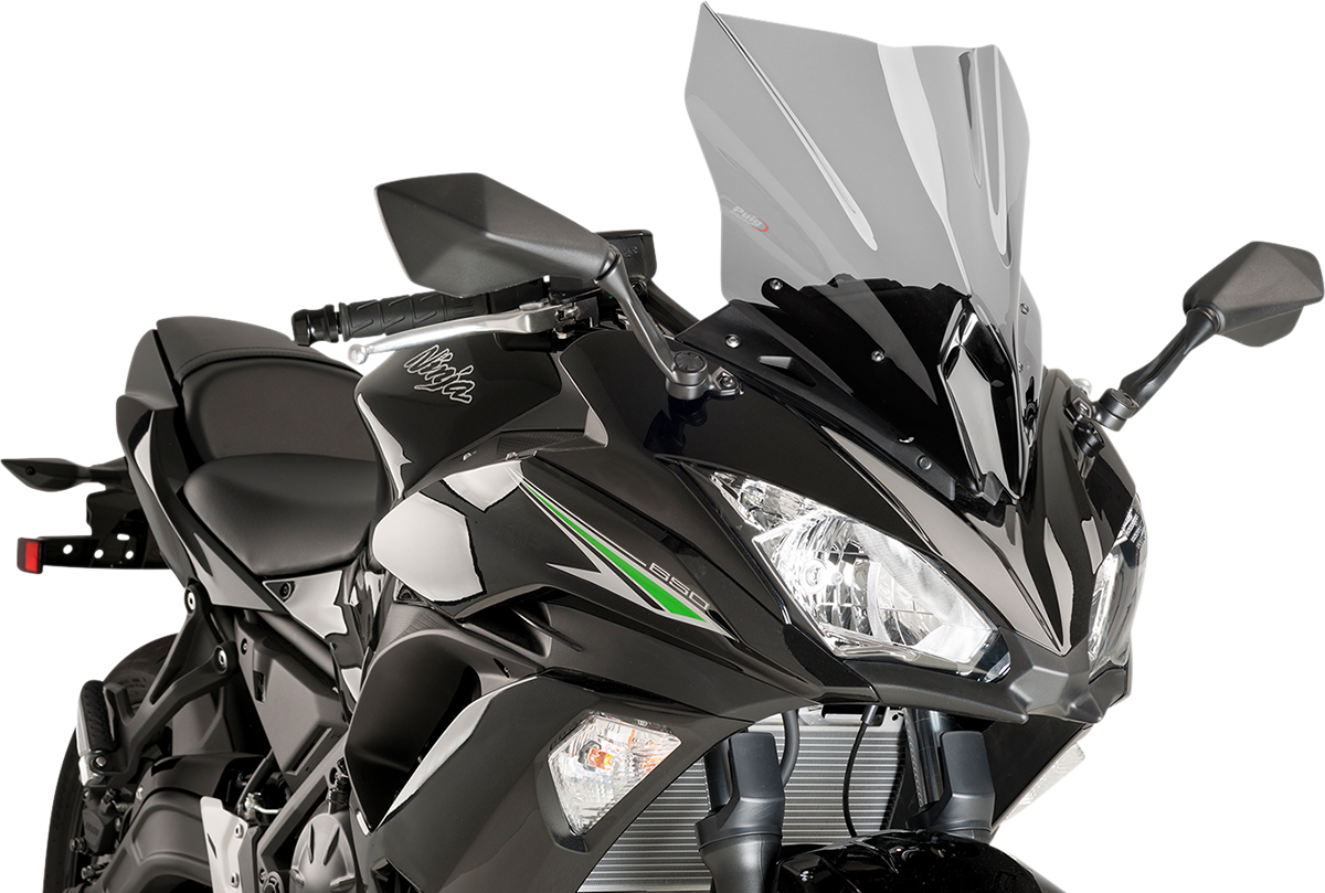 Parabrisas Z-Racing - Parabrisas de carrera - 17-3/4" - Ahumado - Kawasaki