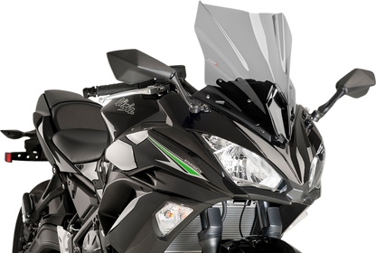 Parabrisas Z-Racing - Parabrisas de carrera - 17-3/4" - Ahumado - Kawasaki
