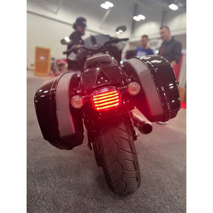 Kit de luces traseras led de perfil bajo probeam®, con luz de etiqueta superior