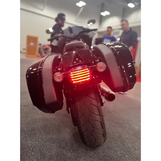 Kit de luces traseras led de perfil bajo probeam®, con luz de etiqueta superior