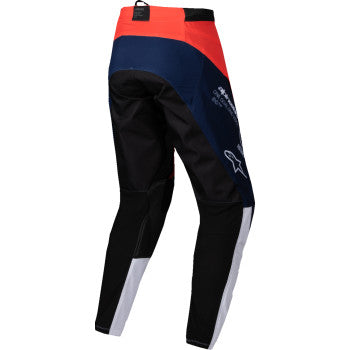 Pantalones Alpinestar Pro-Dura - Azul marino/Naranja intenso/Blanco