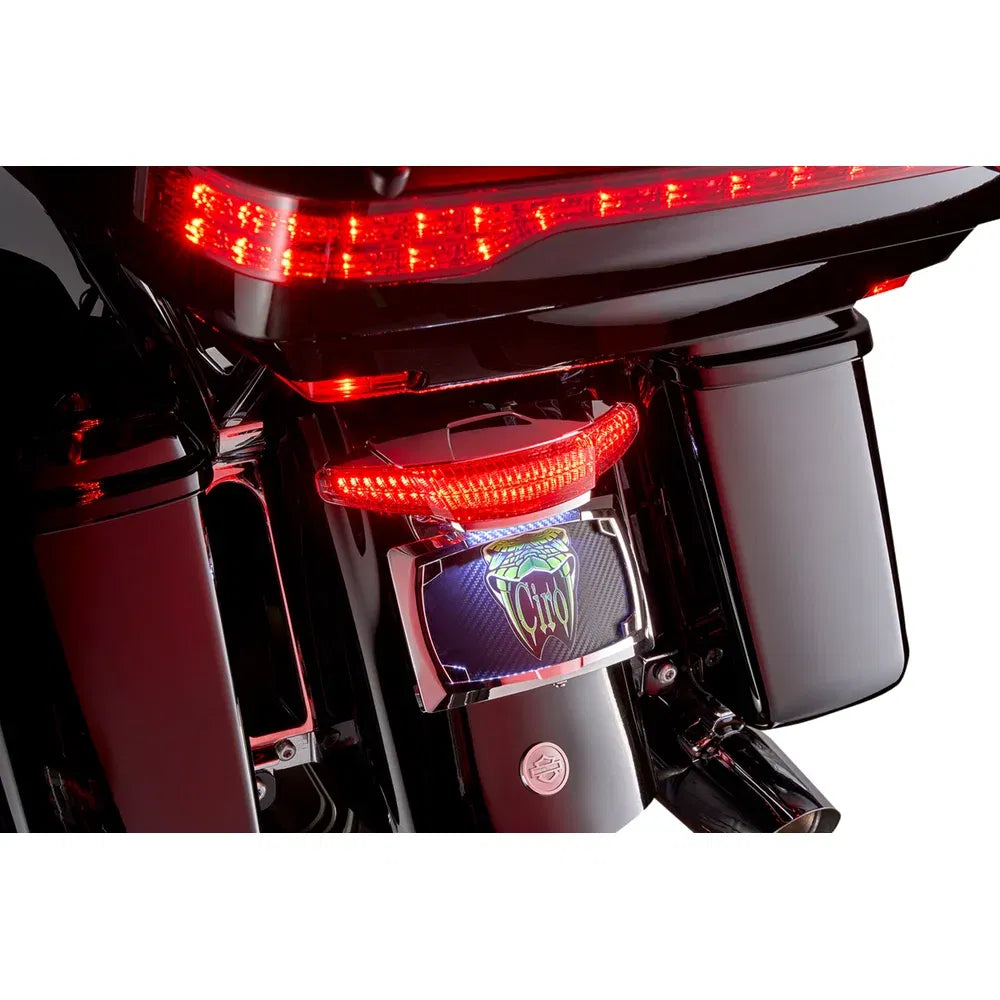 Luz trasera latitude y soporte para placa de matrícula con lightstrike™