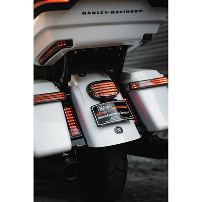 Kit de luces traseras led de perfil bajo probeam®, con luz de etiqueta inferior