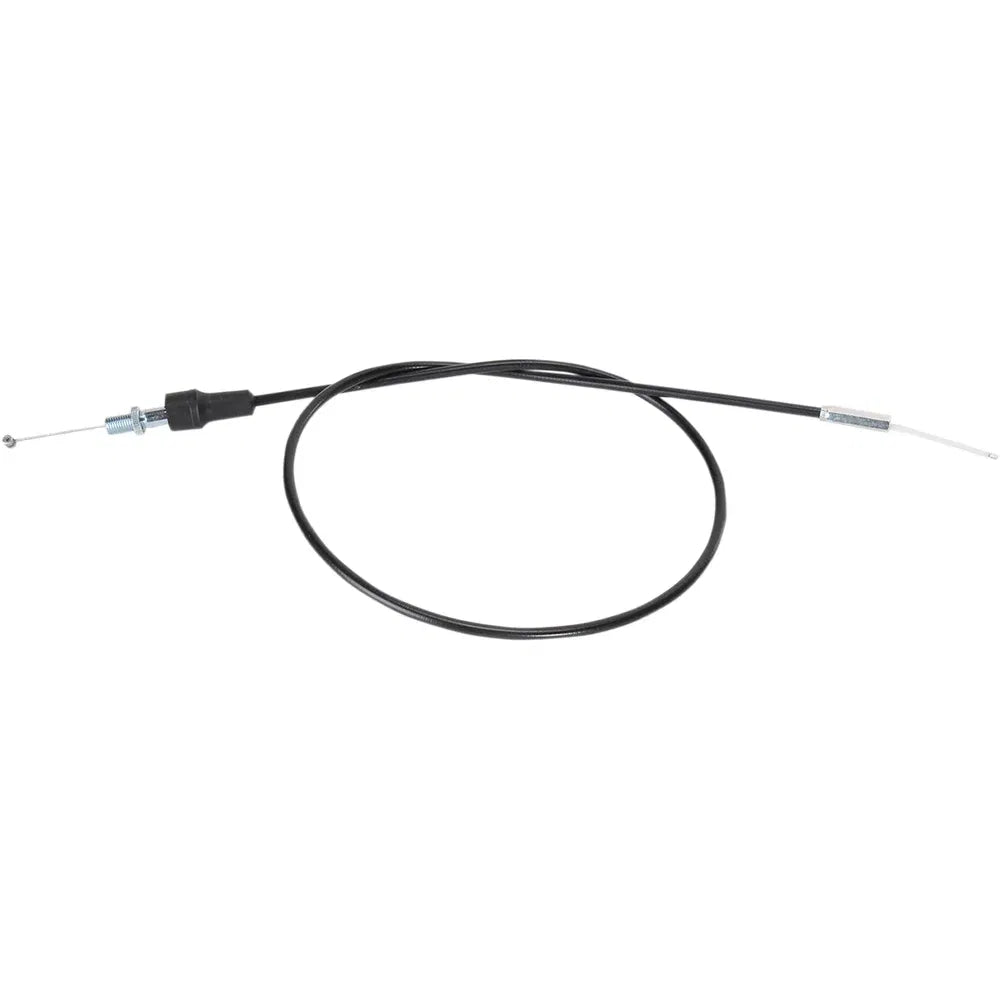 Cable del acelerador de vinilo negro.
