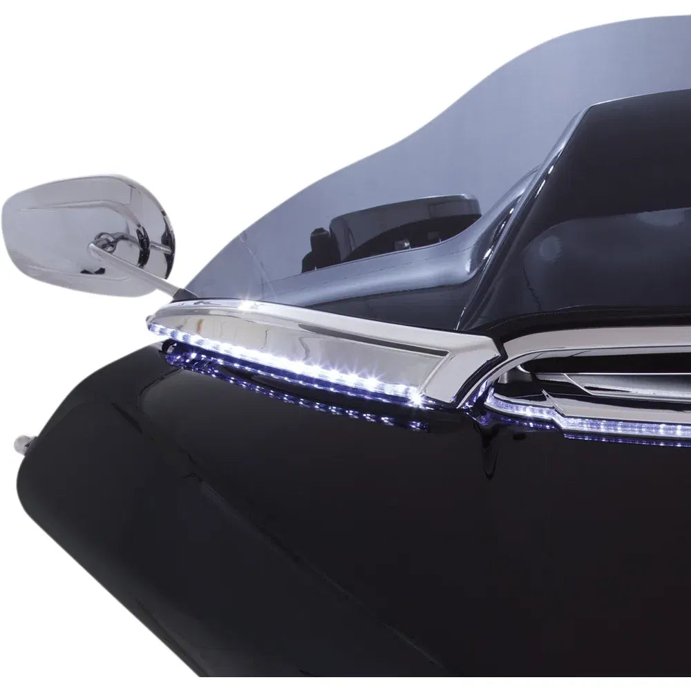 Embellecedor de parabrisas con iluminación led horizon