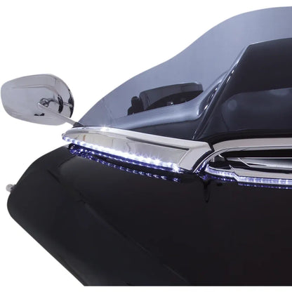 Embellecedor de parabrisas con iluminación led horizon