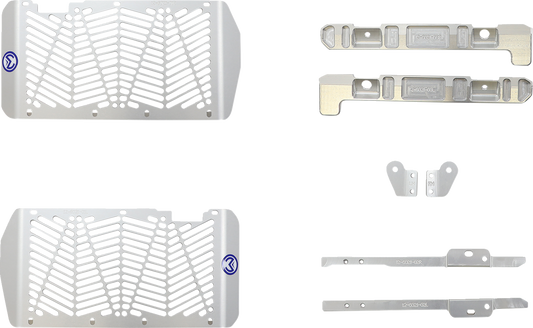 Protectores de radiador Billet - Protectores de radiador Billet - Plata - Honda