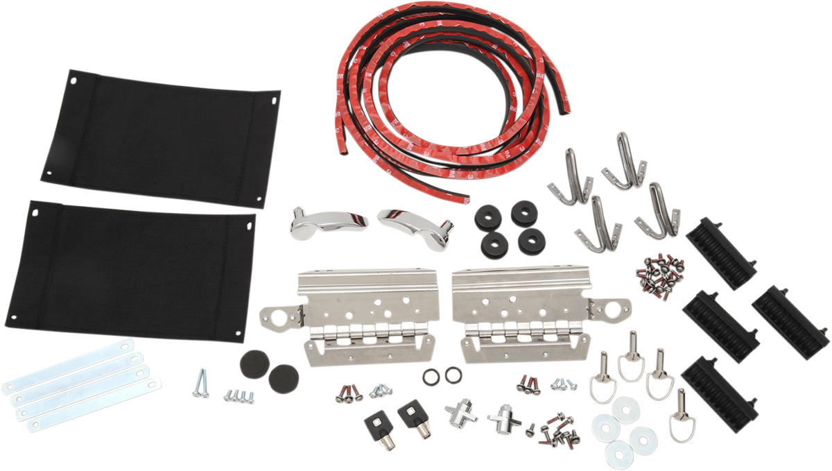 Kit de herrajes para tapa de alforja