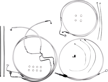 Kit de instalación de manillar de diseñador Sterling Chromite II® - Kit de instalación de manillar de diseñador Sterling Chromite II® - 10" - '21-'22 FLHR