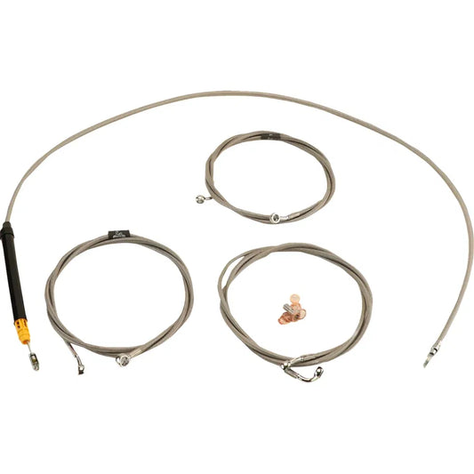 Kit de línea de freno/cable de manillar trenzado de acero inoxidable estándar