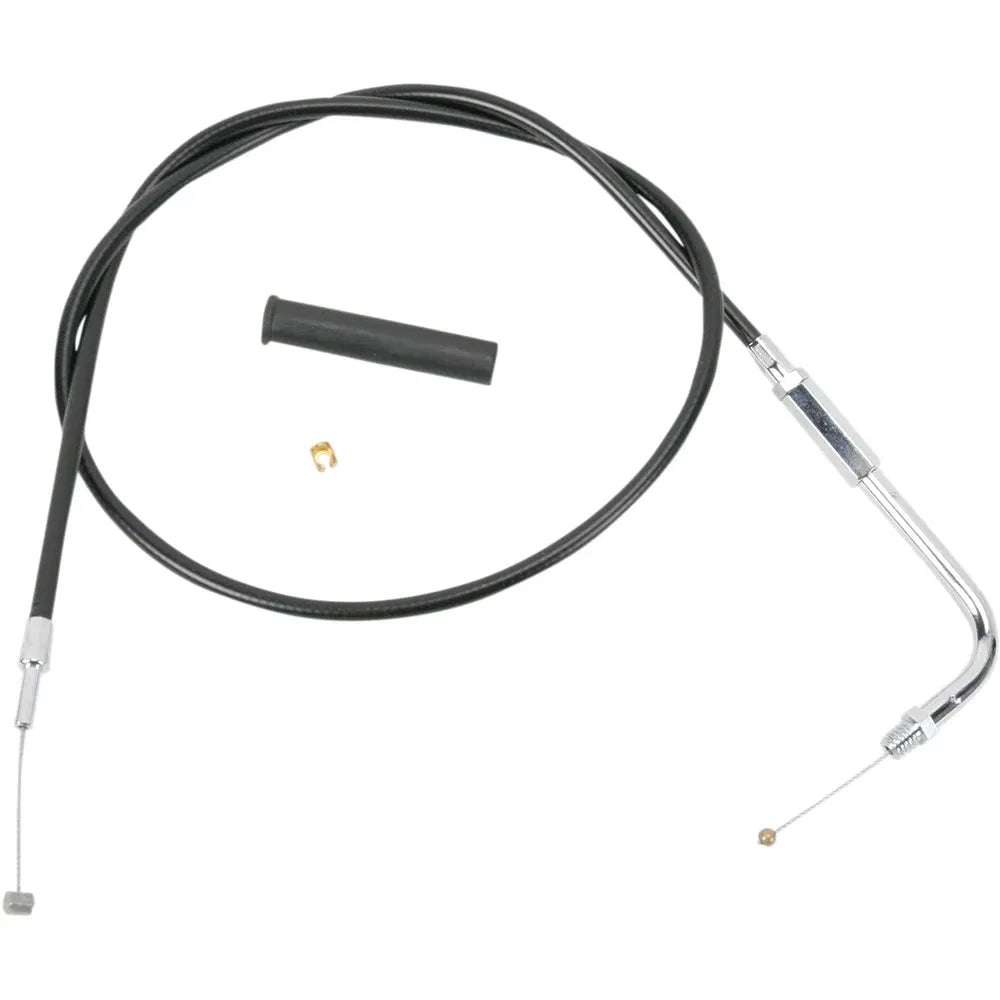 Cable de acelerador/ralentí de vinilo negro
