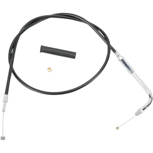 Cable de acelerador/ralentí de vinilo negro