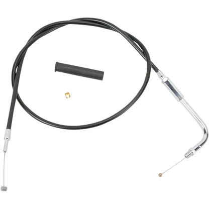 Cable de acelerador/ralentí de vinilo negro