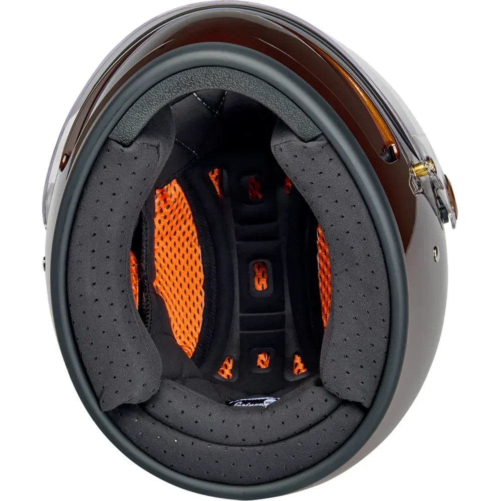 Casco gringo sv metalizado whisky
