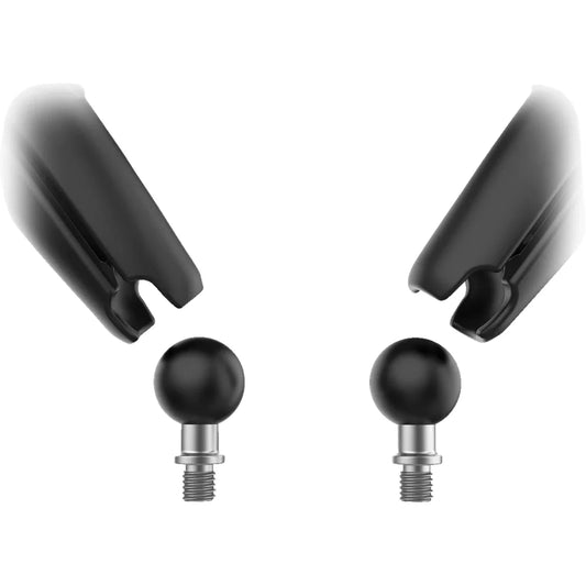 Kit tough-mirror™ con bases m10-1.25 - brazo largo
