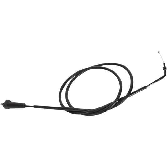 Cable del acelerador de vinilo negro.
