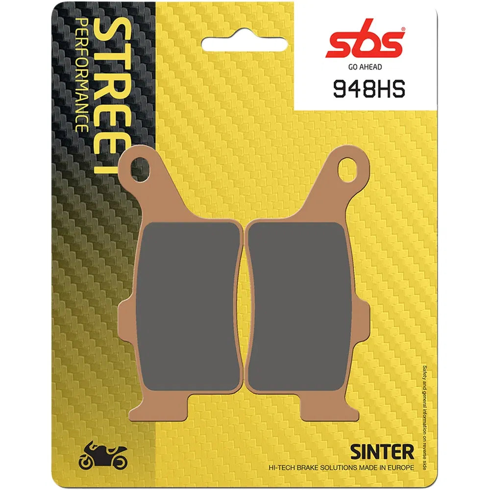 Pastillas de freno delanteras sinterizadas hs street excel