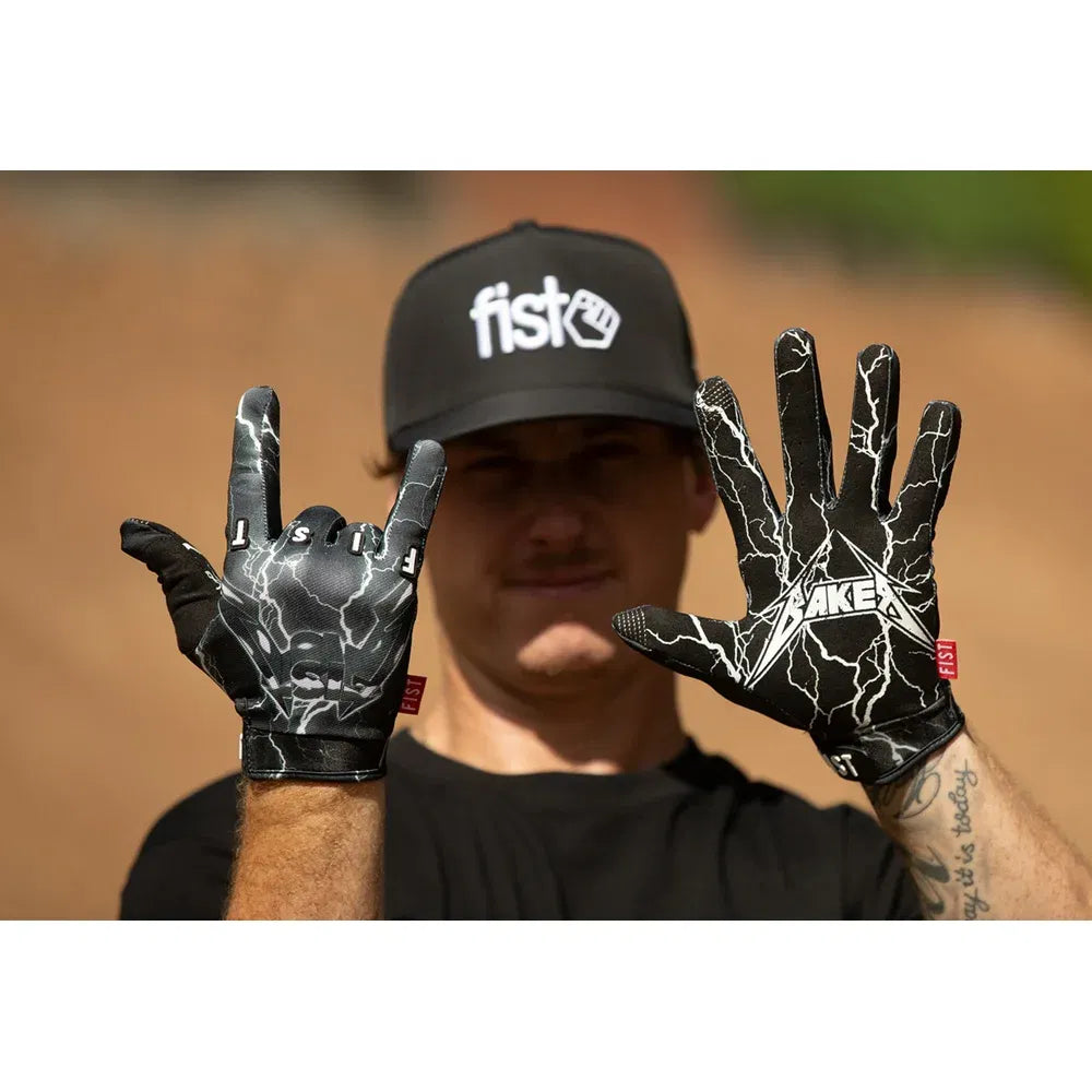 Guantes brady baker lightning con tiras