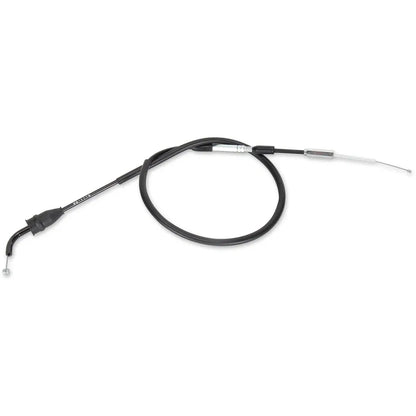 Cable del acelerador de vinilo negro.