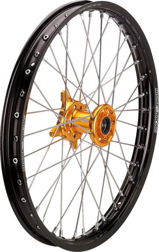 Rueda Completa SX-1 - Conjunto de Ruedas - SX-1 - Completa - Delantera - Rueda Negra/Buje Dorado - 21x1.6 - Suzuki RM-Z 250/450