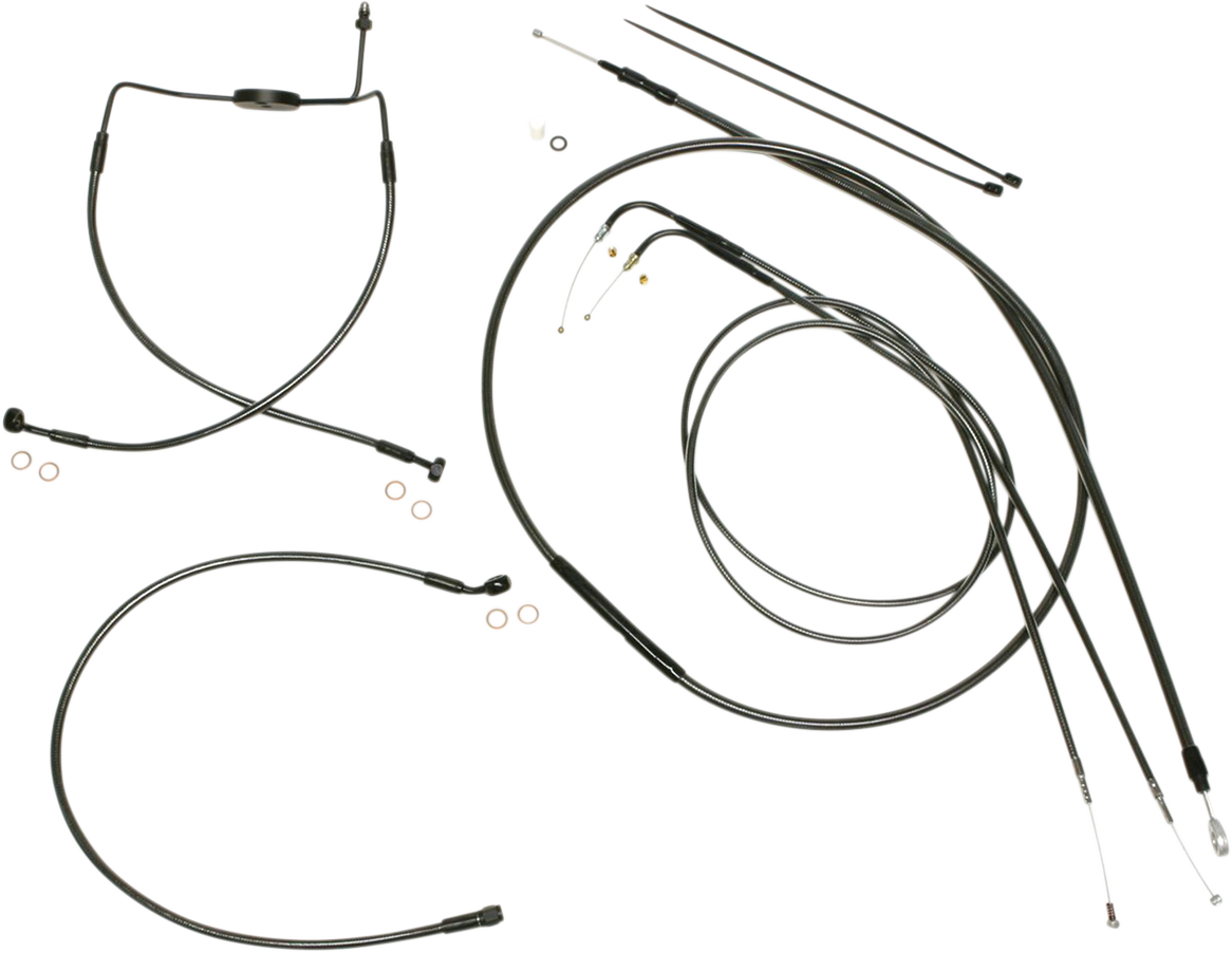 Kit de instalación de manillar de diseño Black Pearl™ - Kit de instalación de manillar de diseño Black Pearl™ - 10" - FLH '96-'06