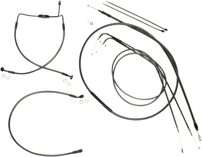 Kit de instalación de manillar de diseño Black Pearl™ - Kit de instalación de manillar de diseño Black Pearl™ - 10" - FLH '96-'06