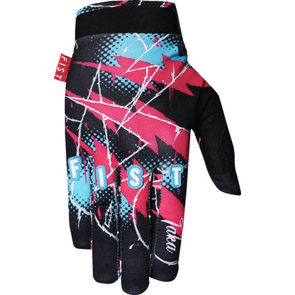 Guantes de ataque con etiqueta roja taka higashino con correas