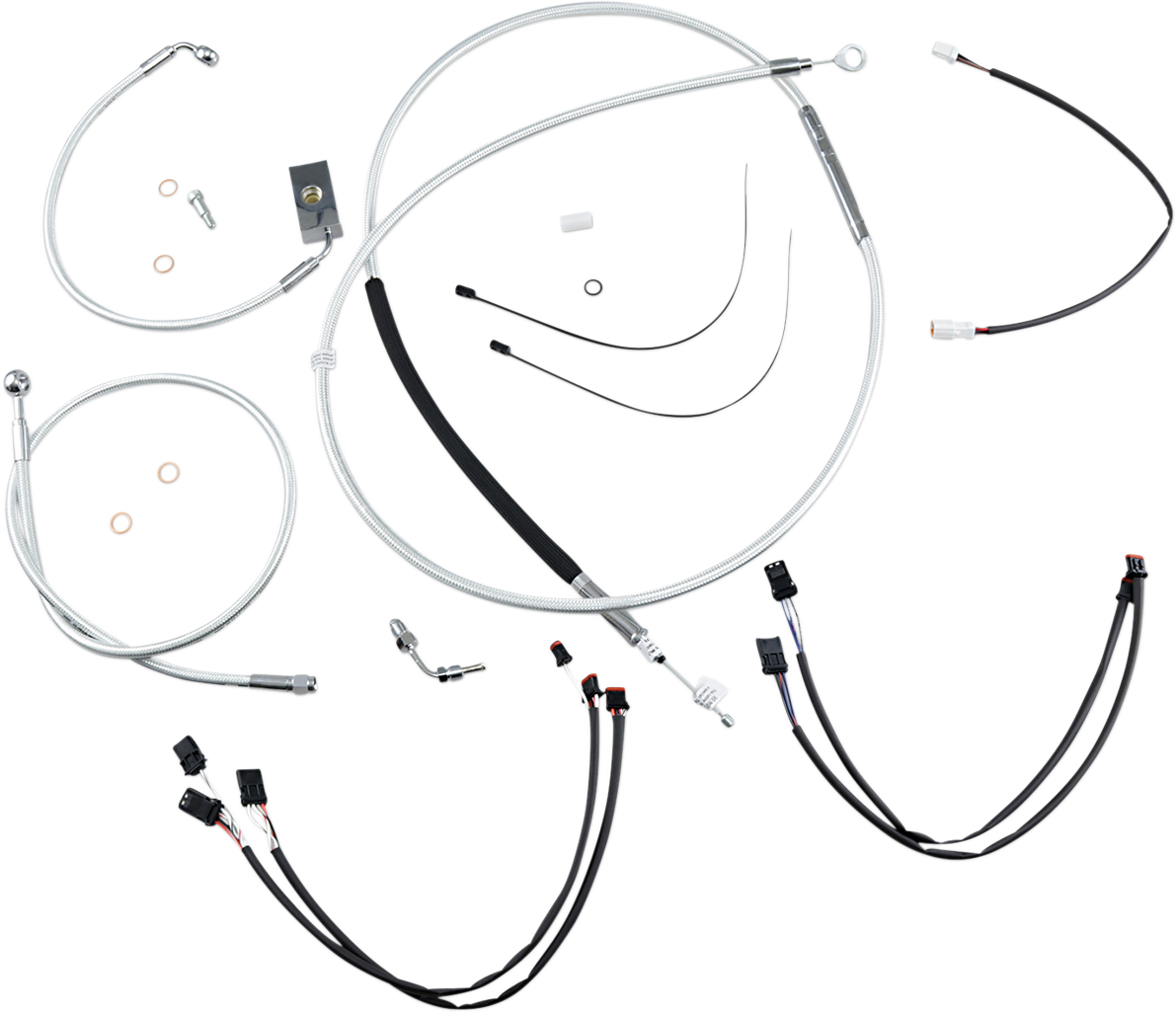 Kit de instalación de manillar de diseñador Sterling Chromite II® - Kit de instalación de manillar de diseñador Sterling Chromite II® - 12"-14" - Softail '18-'24
