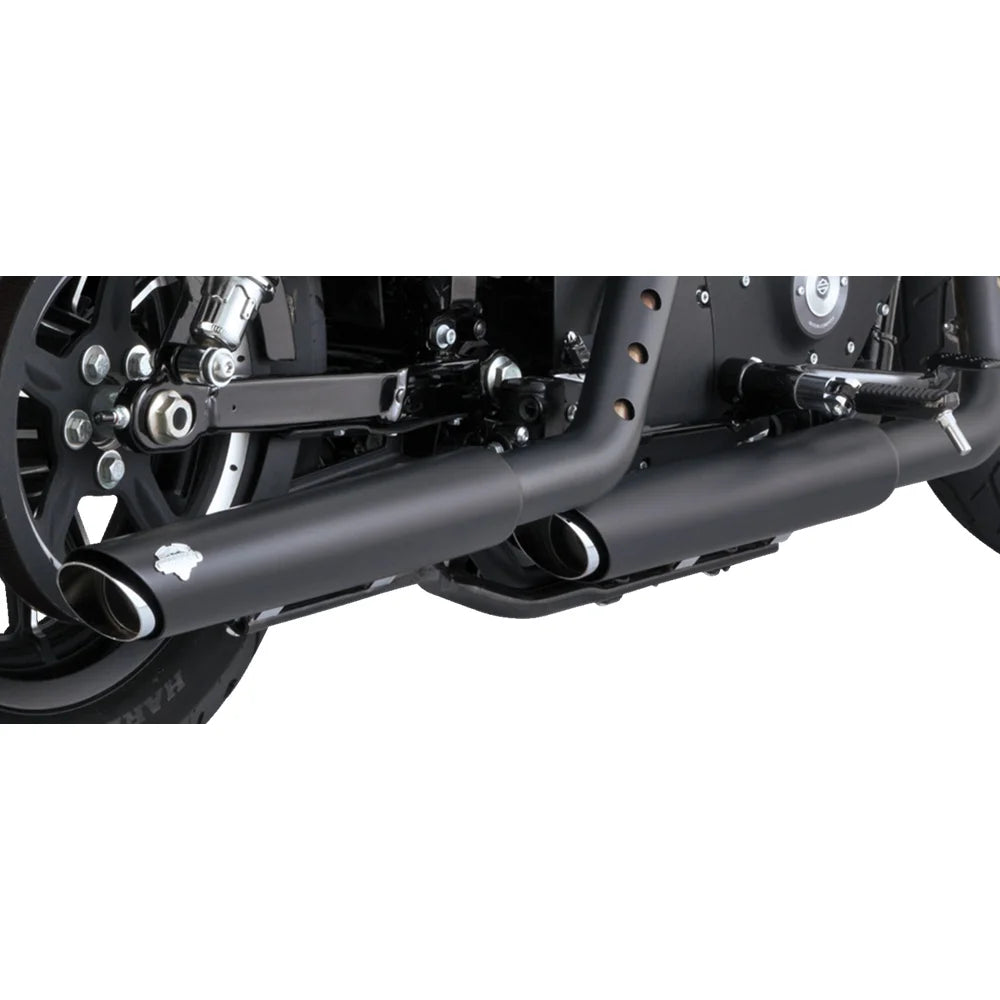 Silenciadores deslizantes twin slash de 3"