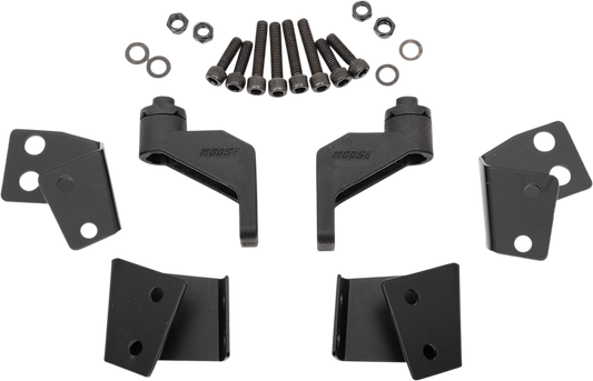 Adaptador de espejo lateral con opción de montaje plano para jaulas antivuelco Polaris Pro-Fit