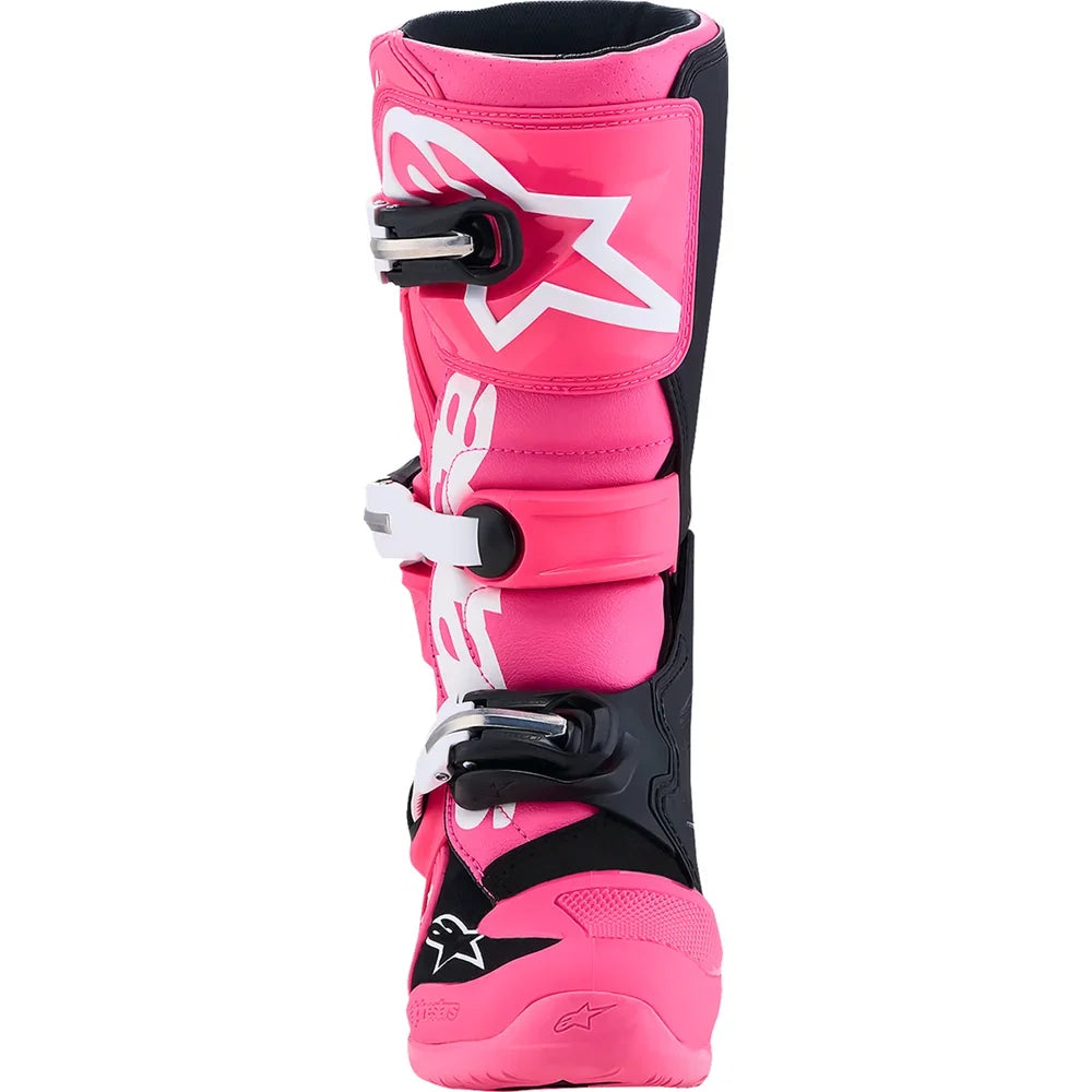 Botas Alpinestars Youth Tech 7S Fluorescent Pink/Black/White