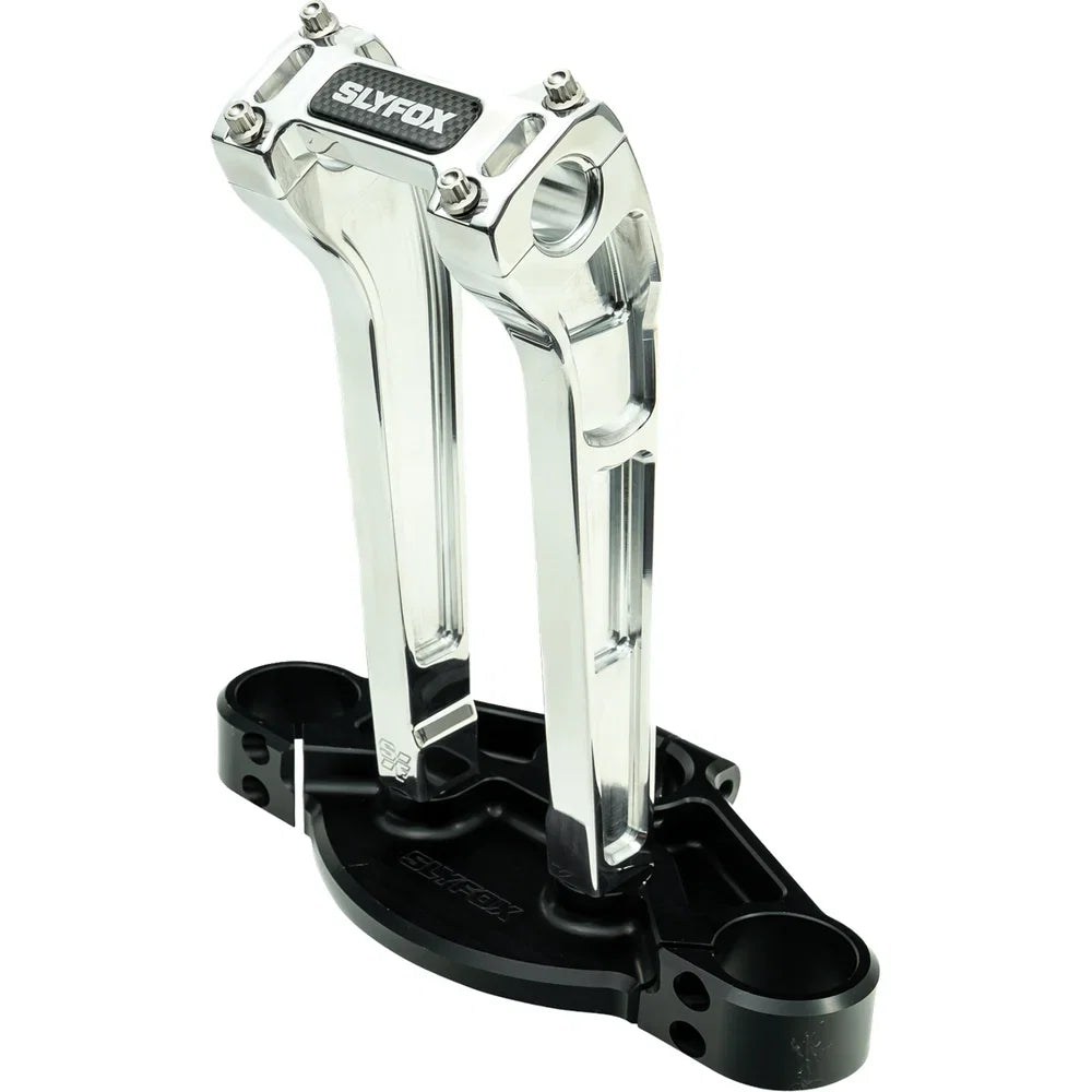 Kit SLYFOX Handlebar Riser Pullback 1-1/8" Clamping 10" Rise