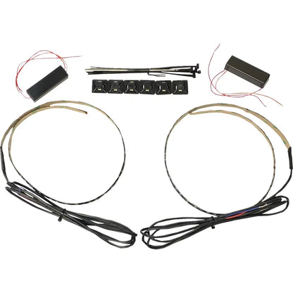 Tiras led auxiliares de disparo lateral de doble intensidad
