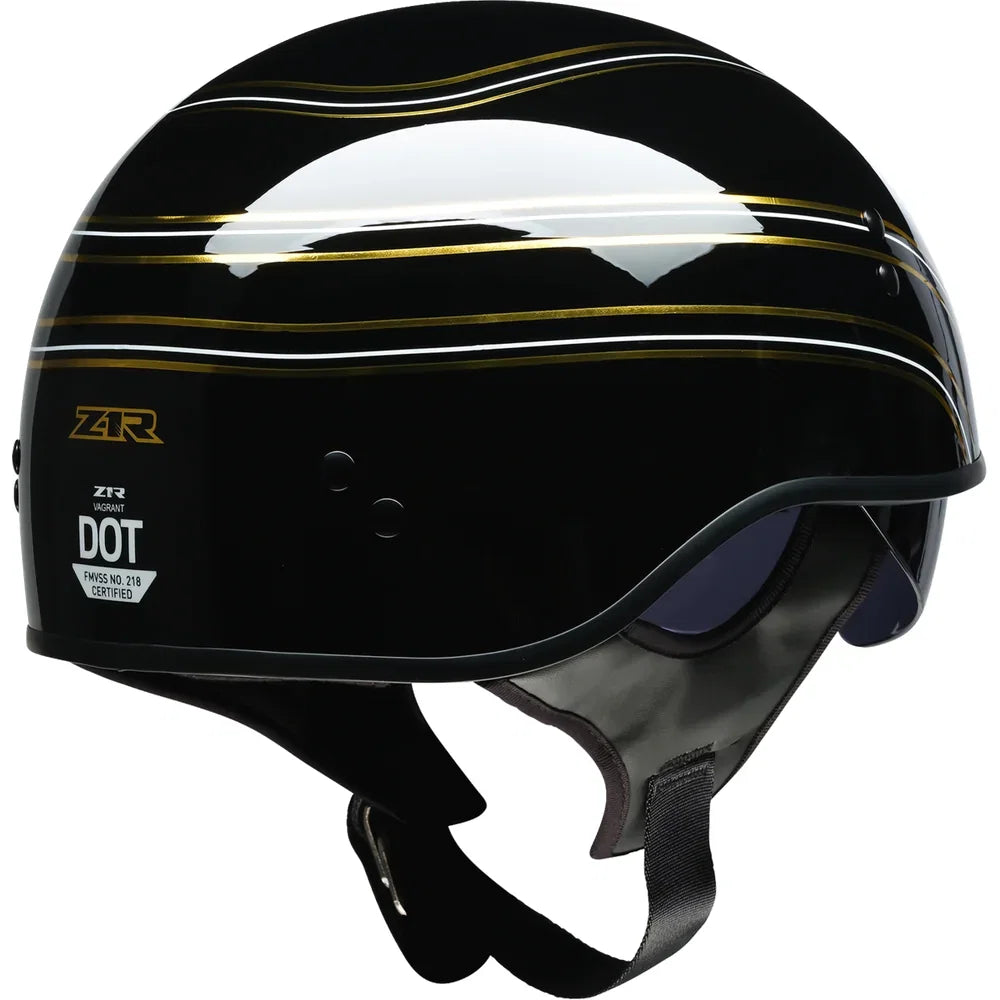 Casco Z1R Vagrant Varsity Black/Gold