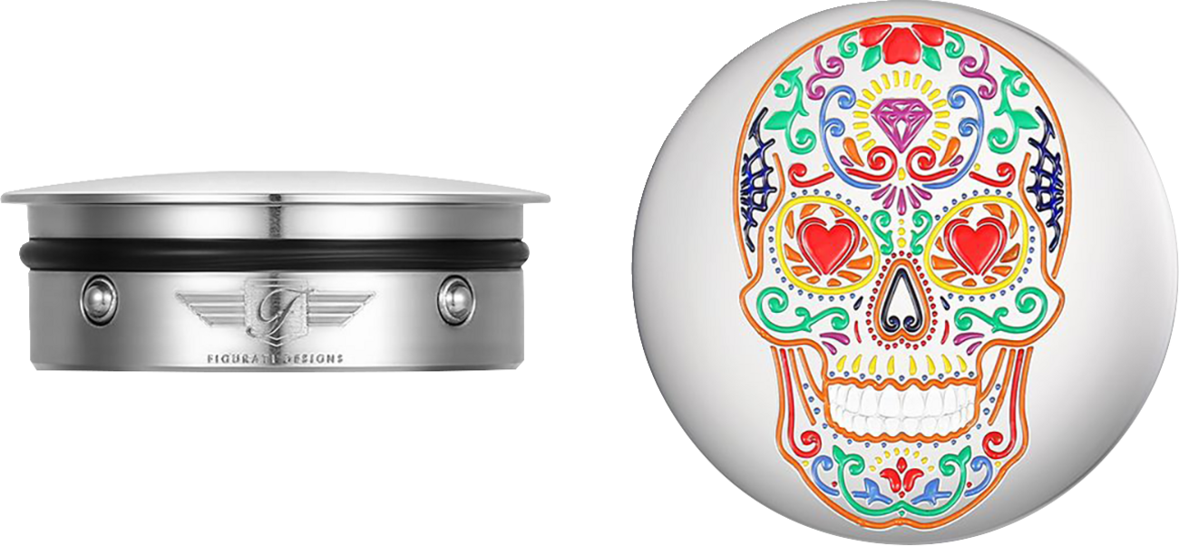 Cubiertas para brazos oscilantes - Cubiertas para brazos oscilantes - Calavera de azúcar - Pulido - Acero inoxidable