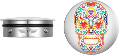 Cubiertas para brazos oscilantes - Cubiertas para brazos oscilantes - Calavera de azúcar - Pulido - Acero inoxidable