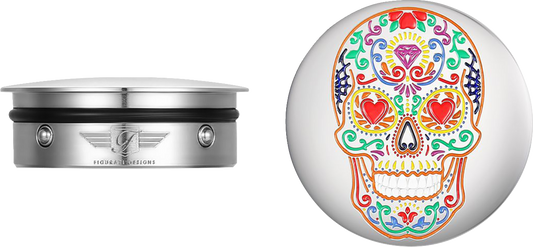 Cubiertas para brazos oscilantes - Cubiertas para brazos oscilantes - Calavera de azúcar - Pulido - Acero inoxidable