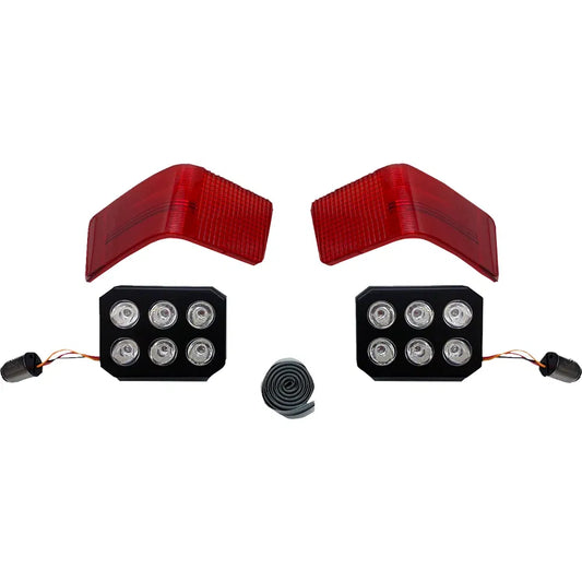Luces led tour-pak de marcha/freno con lentes