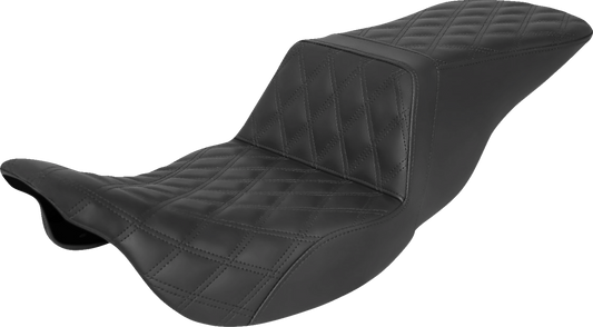 Asiento subido Tour - Asiento subido Tour - Costura de celosía completa - Negro - FL '08-'24